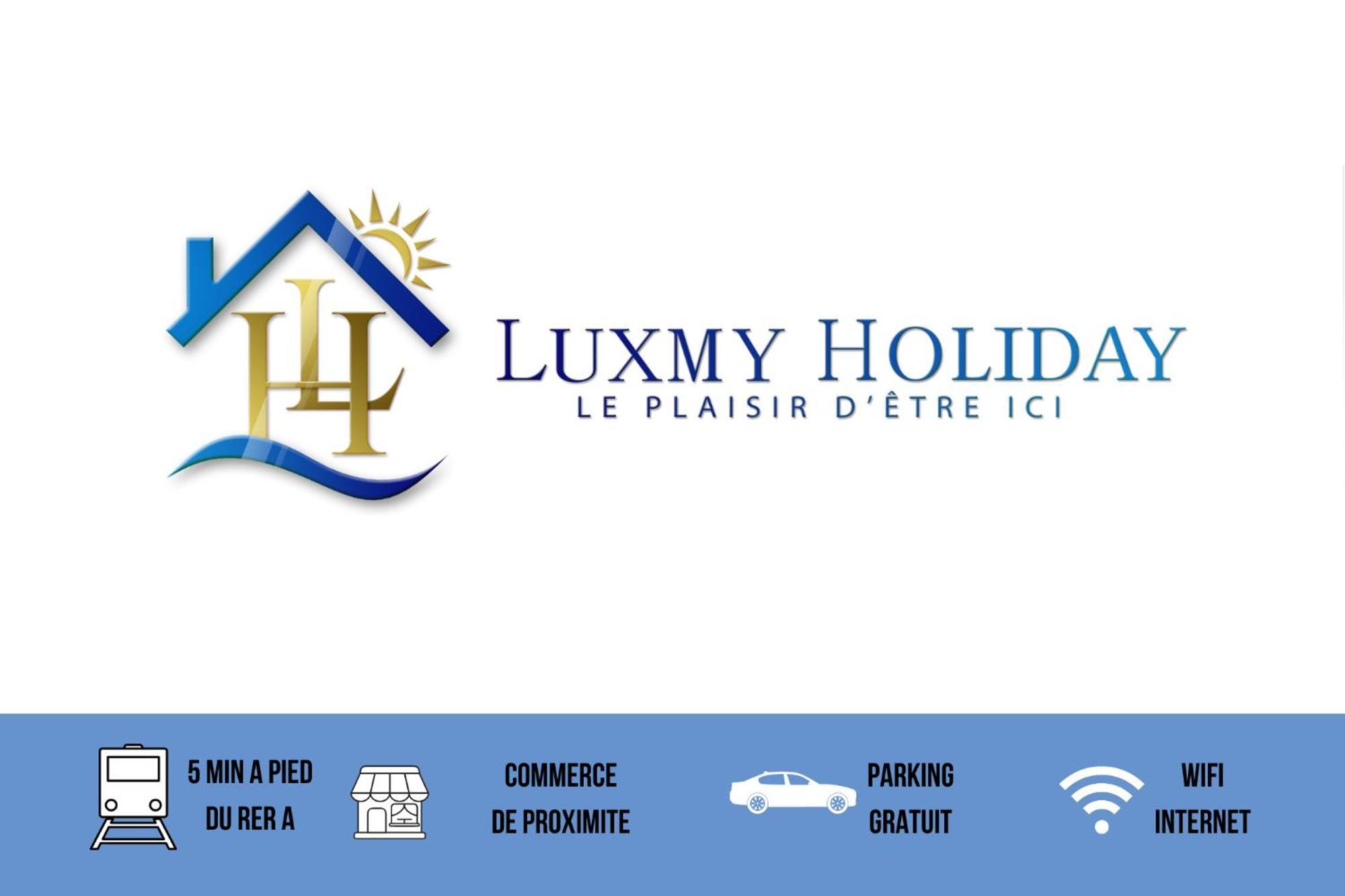 Disney Blue Lagoon - Ideal Sejour Famille Et Professionnel - Parking Inclus - Facile D'Acces - Proche Transport & Parc Disney Bussy-Saint-Georges Exterior foto